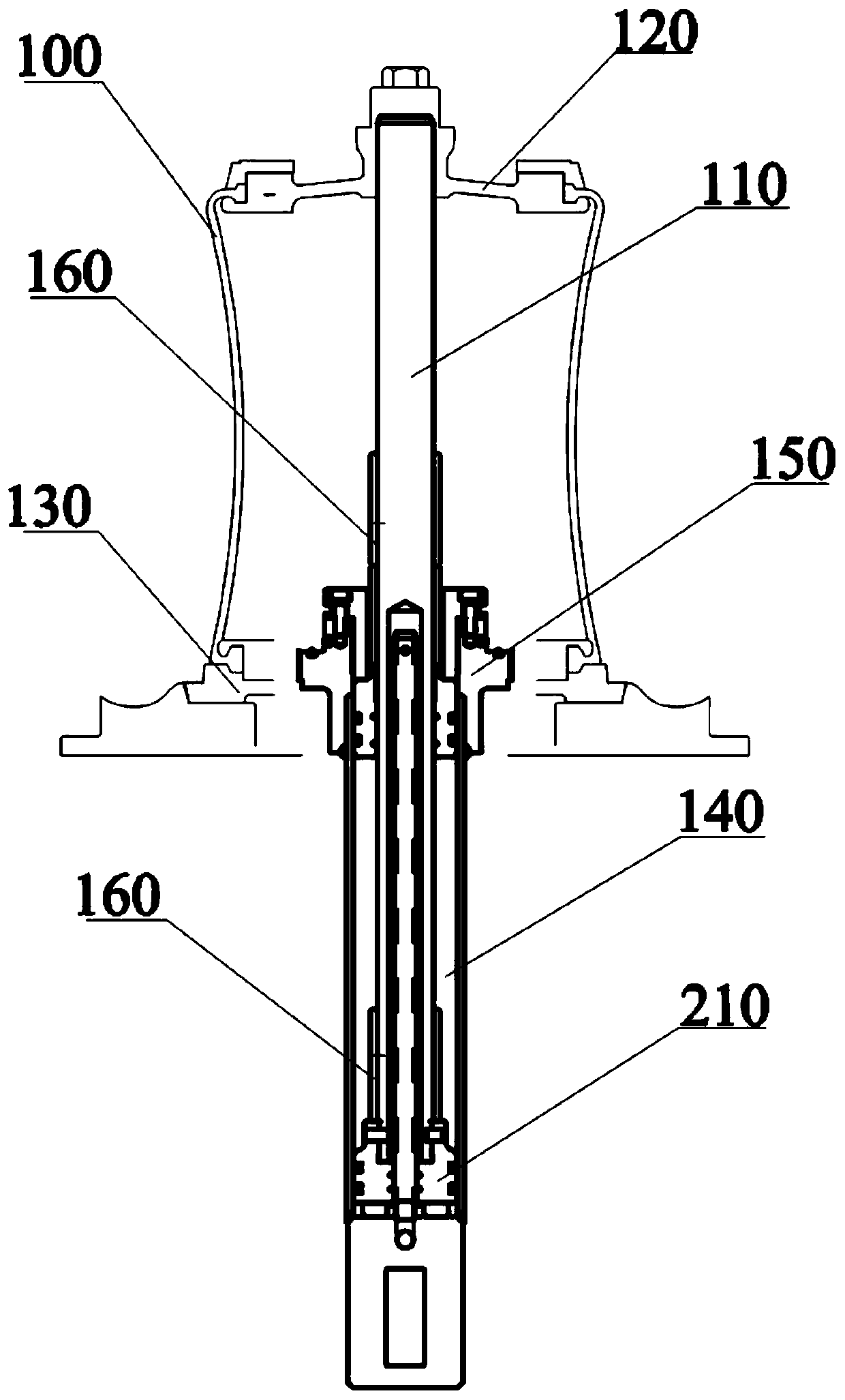 Center mechanism capsule height control device and method for tyre vulcanizer