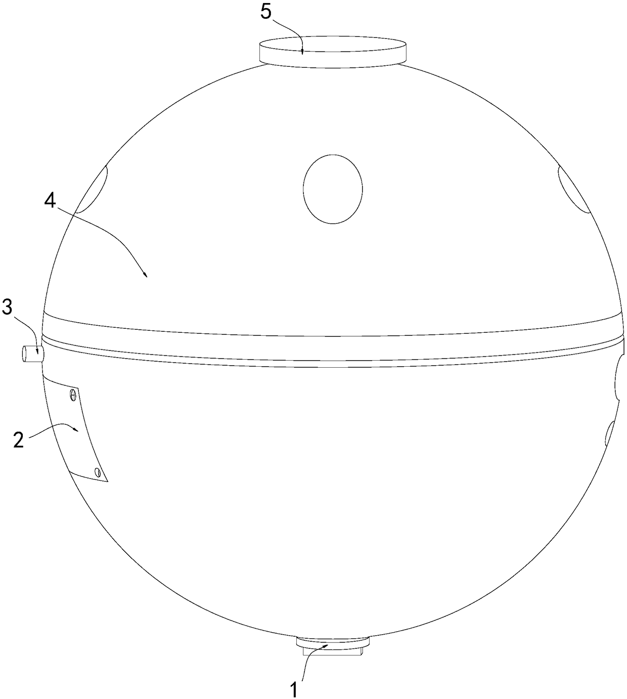 Portable fish feed scattering device for aquaculture