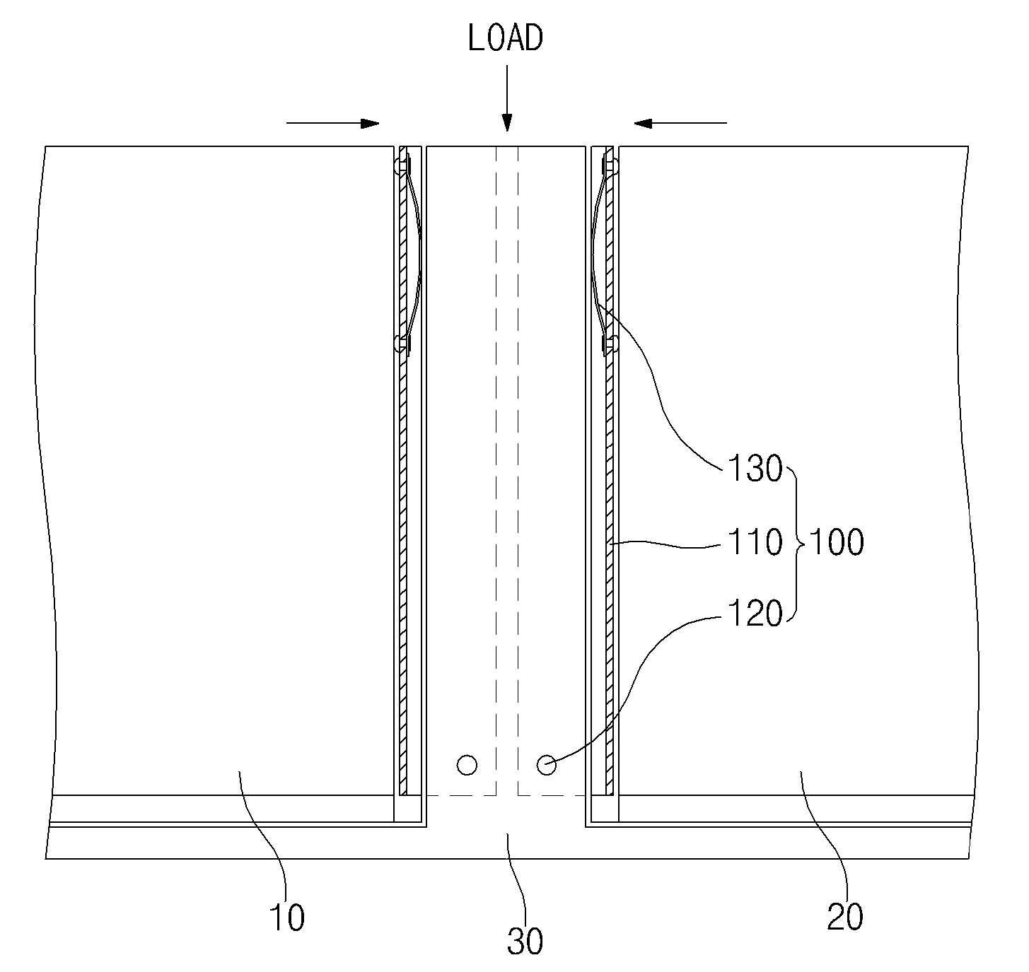 Buffering Structure for Cargo Box Gate of Truck