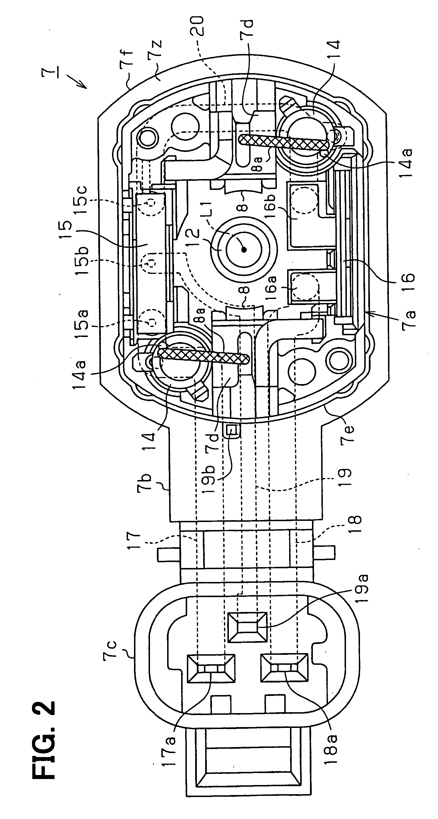 Motor and brush holder thereof