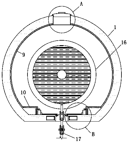 Traction positioning device used for concrete transportation and used in building construction