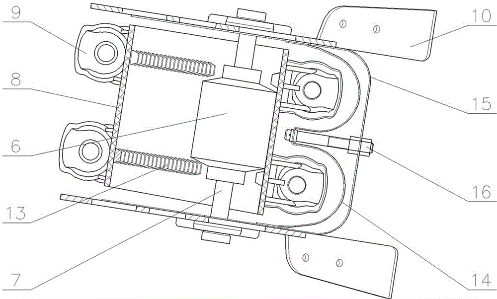 Intelligent amplitude fine-adjusting and seeding unit of potato seeder