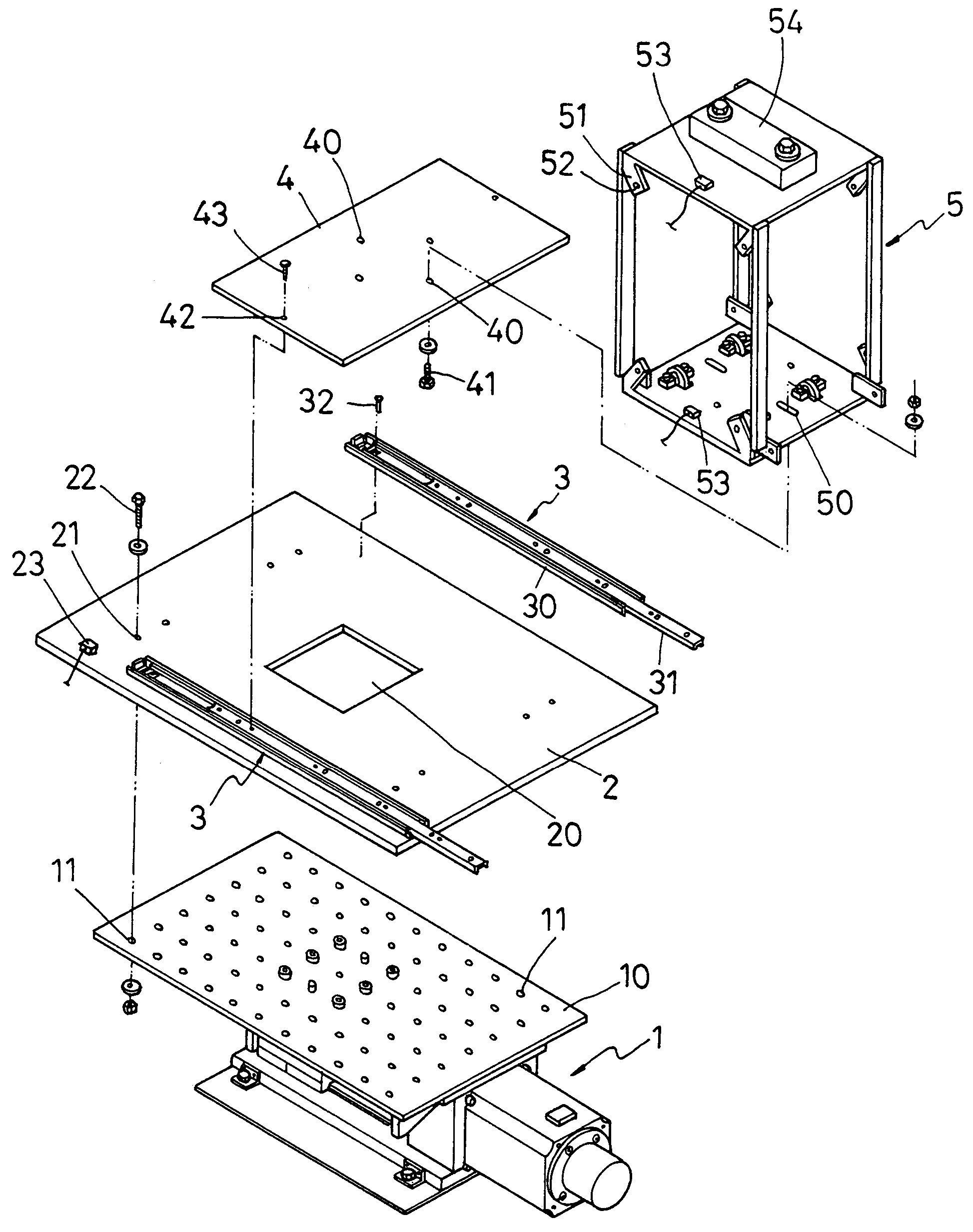 Sliding vibration-resisting building model