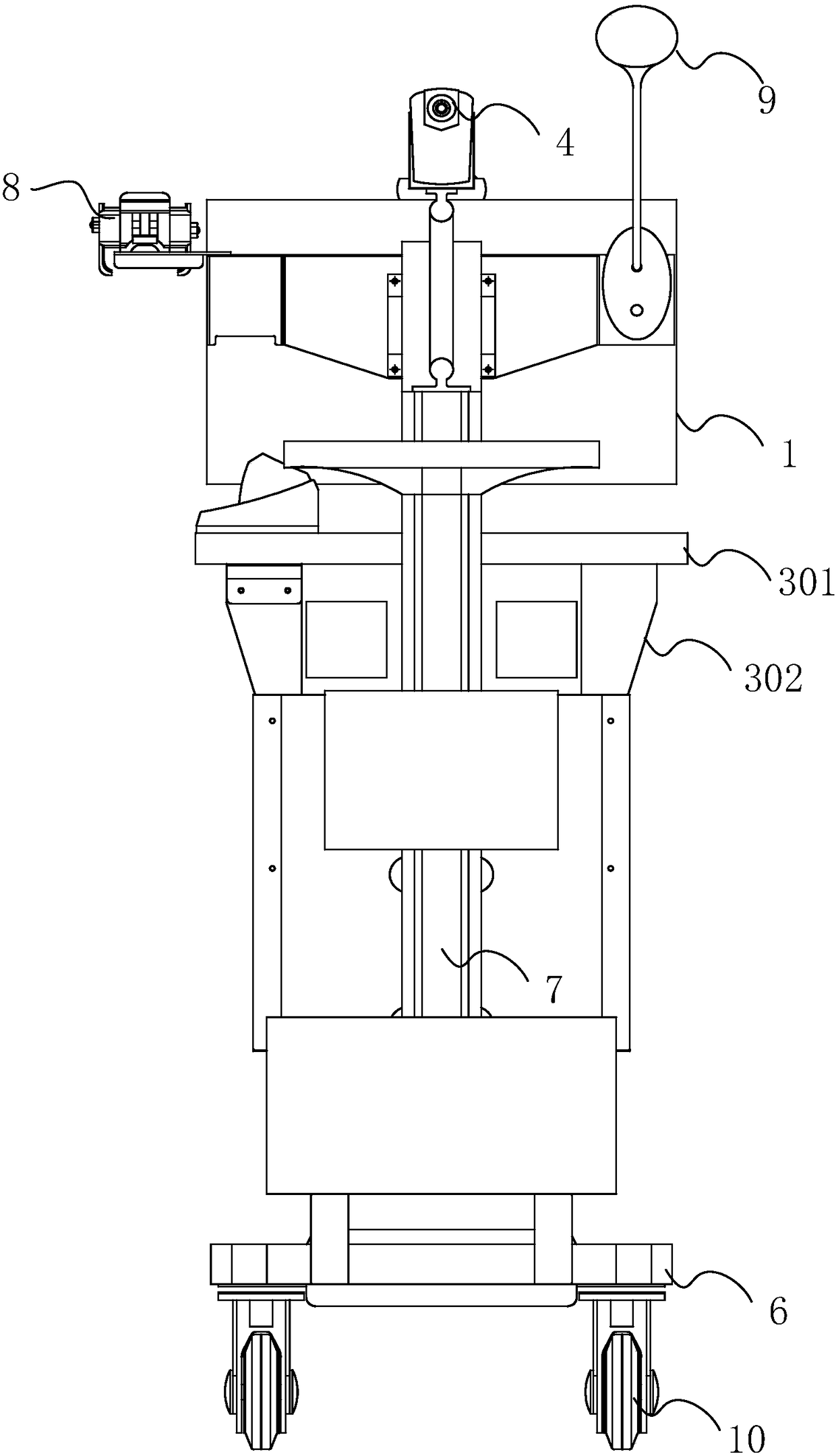 Integrated movable workbench based on inspection and quarantine big data