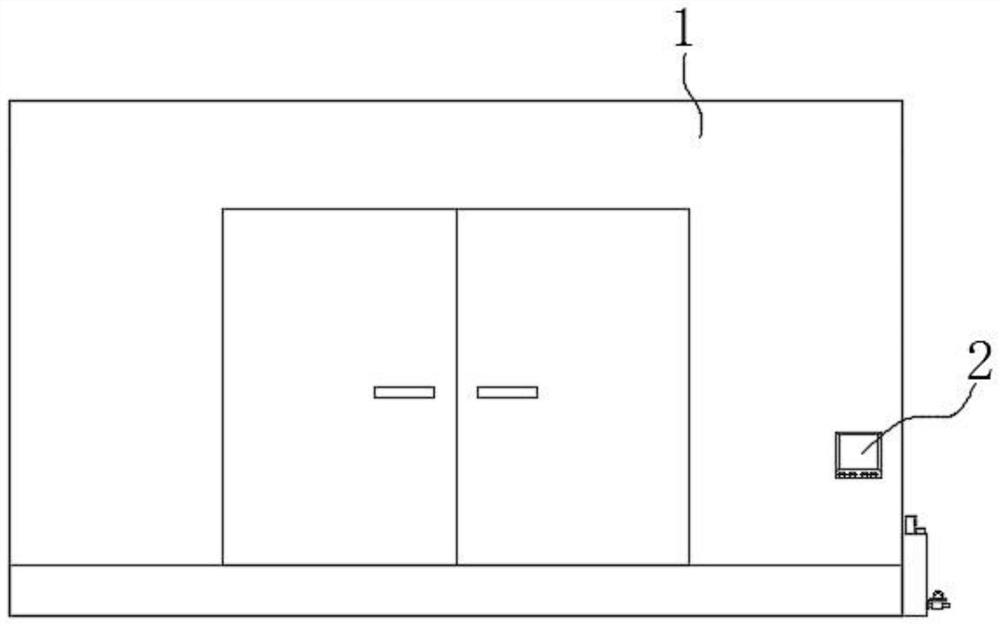 Steam crosslinking room for power cable crosslinking