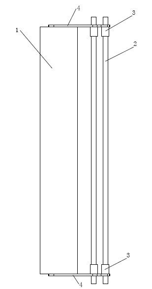 Heating lamp tube mounting structure of oven