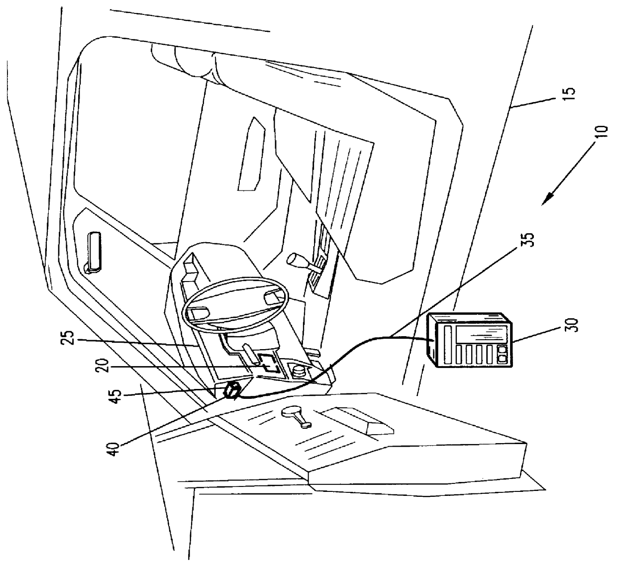 Automobile cruise control parameter recording apparatus