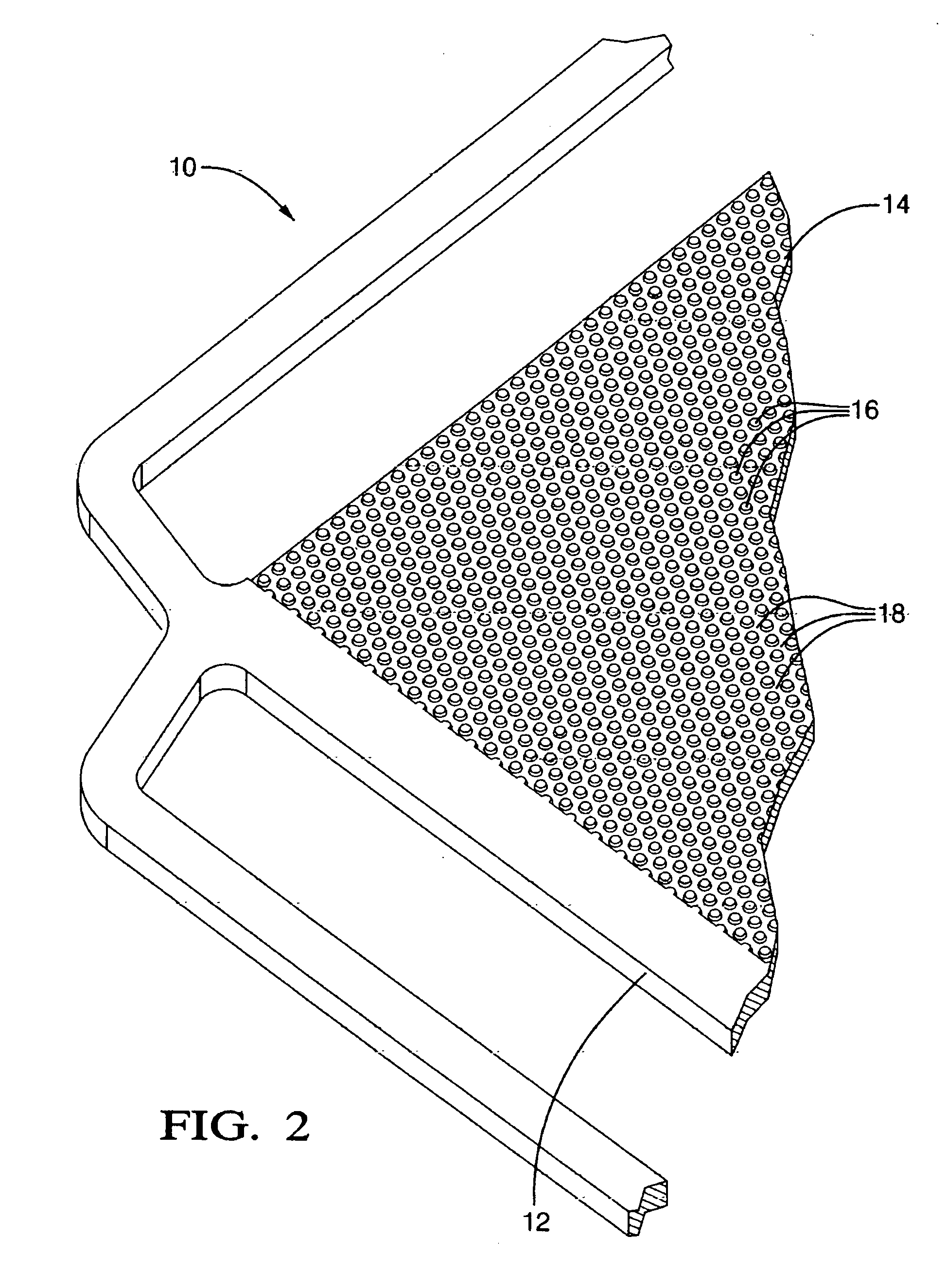 Etched interconnect for fuel cell elements