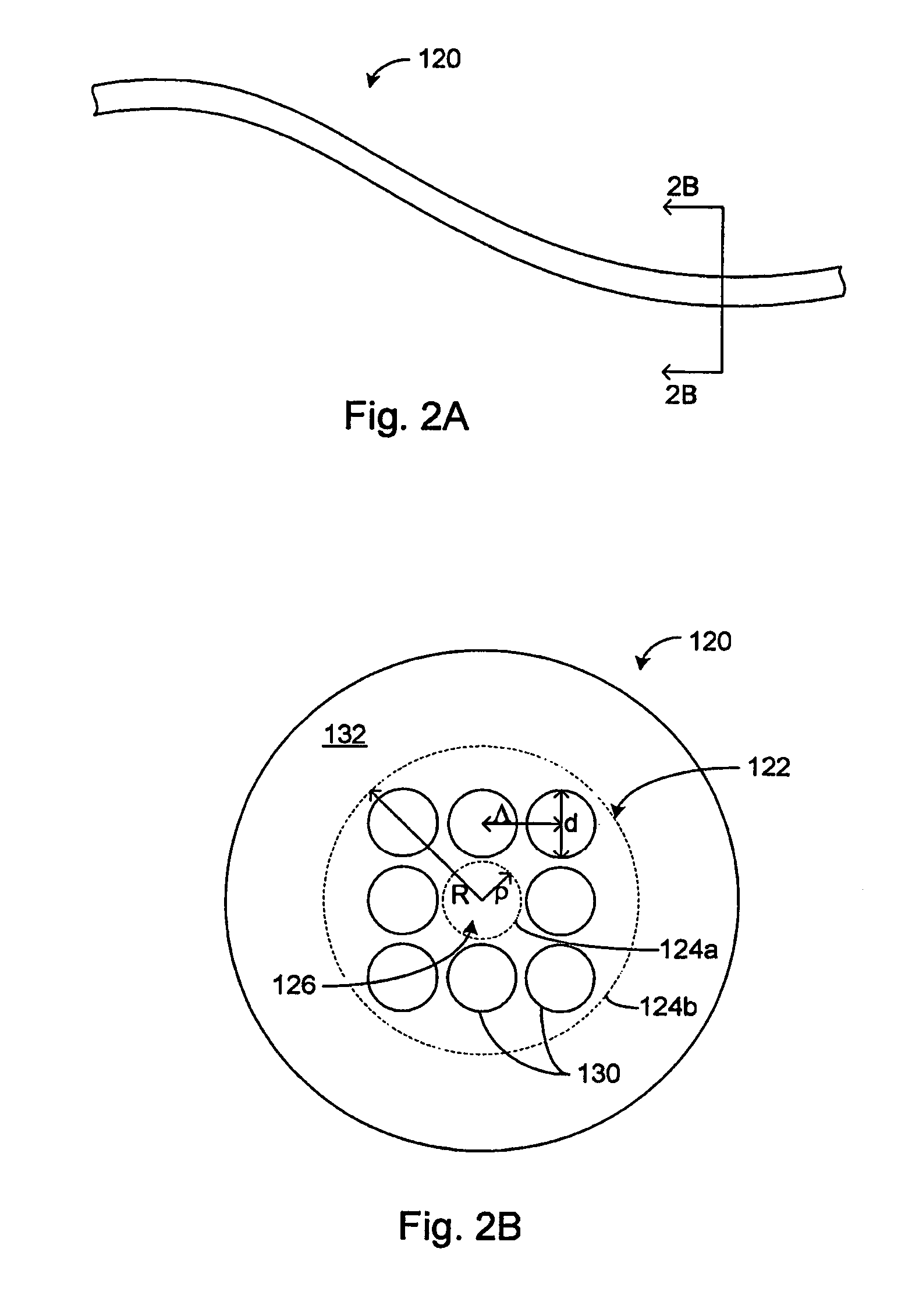 Large core holey fibers