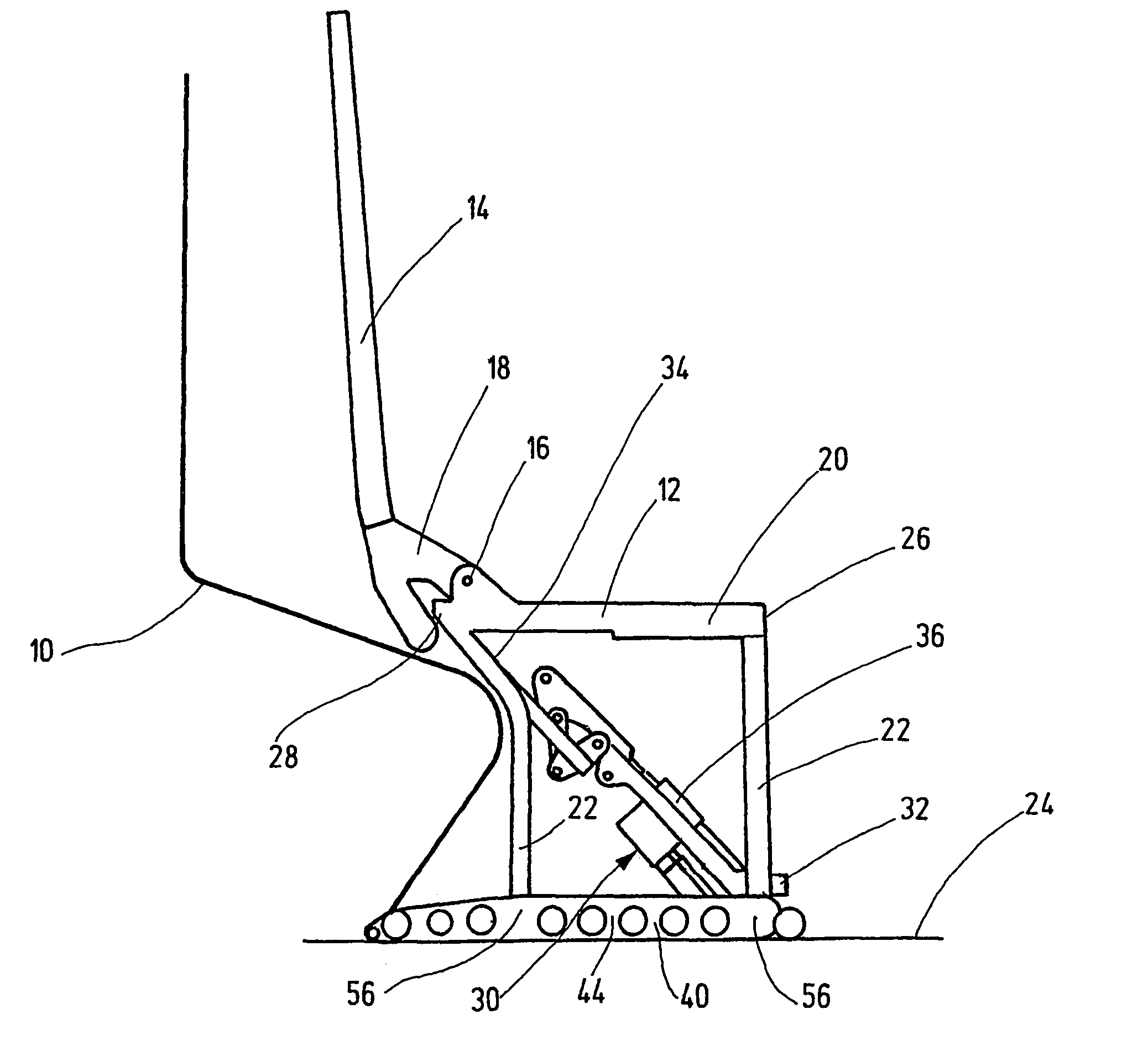 Seat, particularly a vehicle seat, preferably in an aeroplane