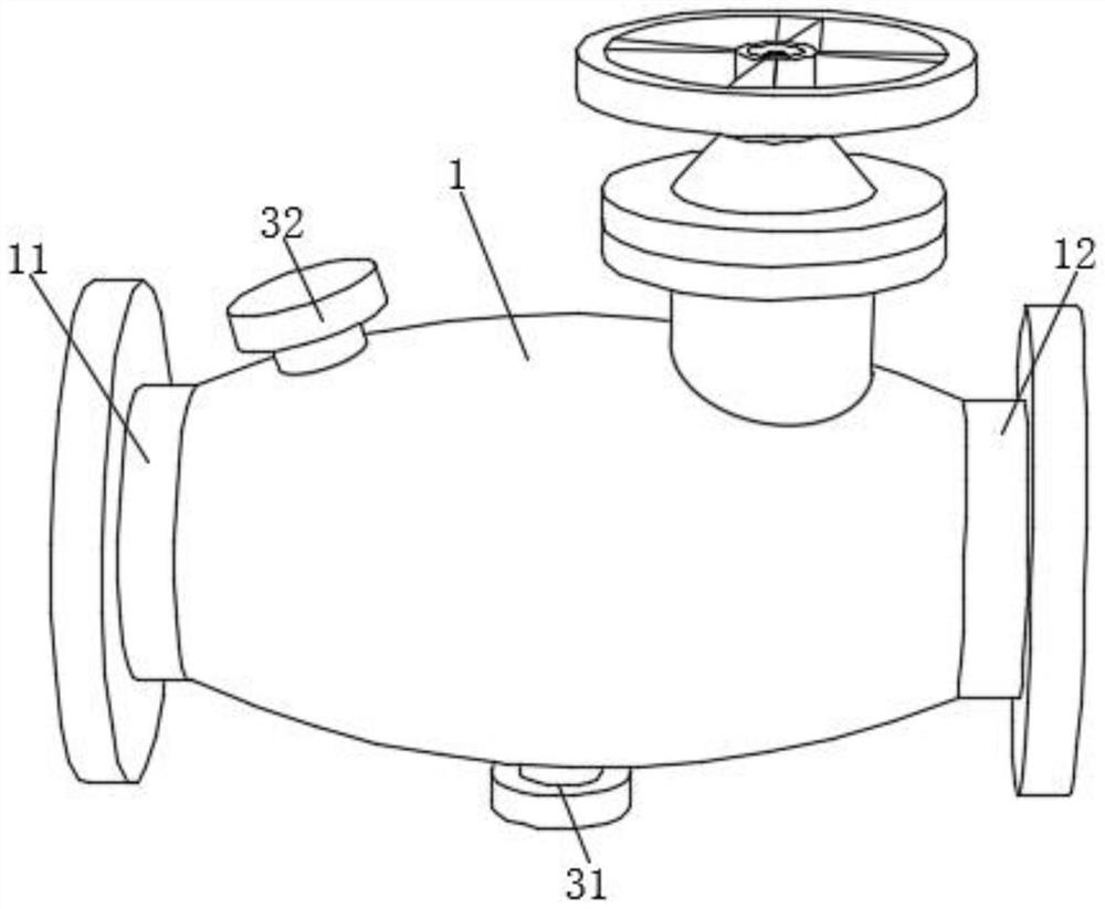 Valve with anti-freezing function