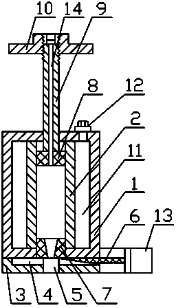 Polymer plastic melt flowing rate meter