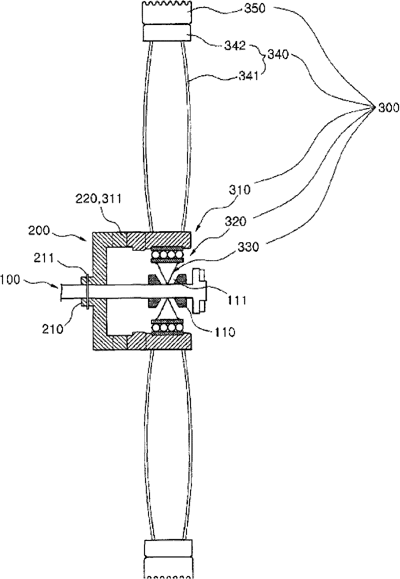 A tiltable tricycle wheel