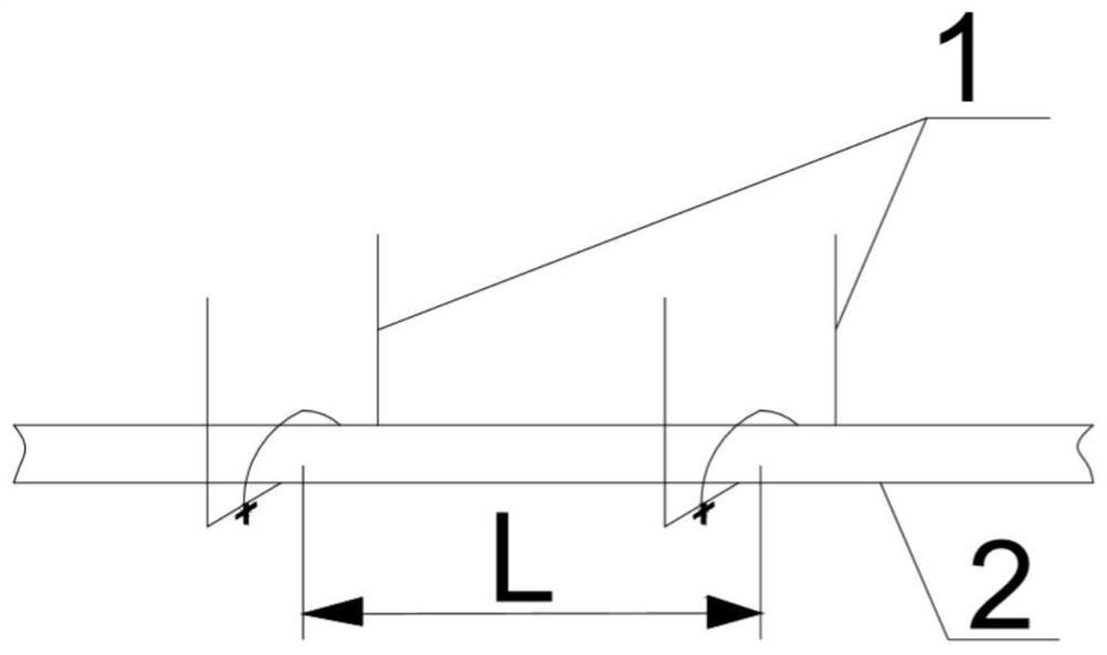 A marine oil-gas horizontal pipeline support and hanger mounting interval optimization method