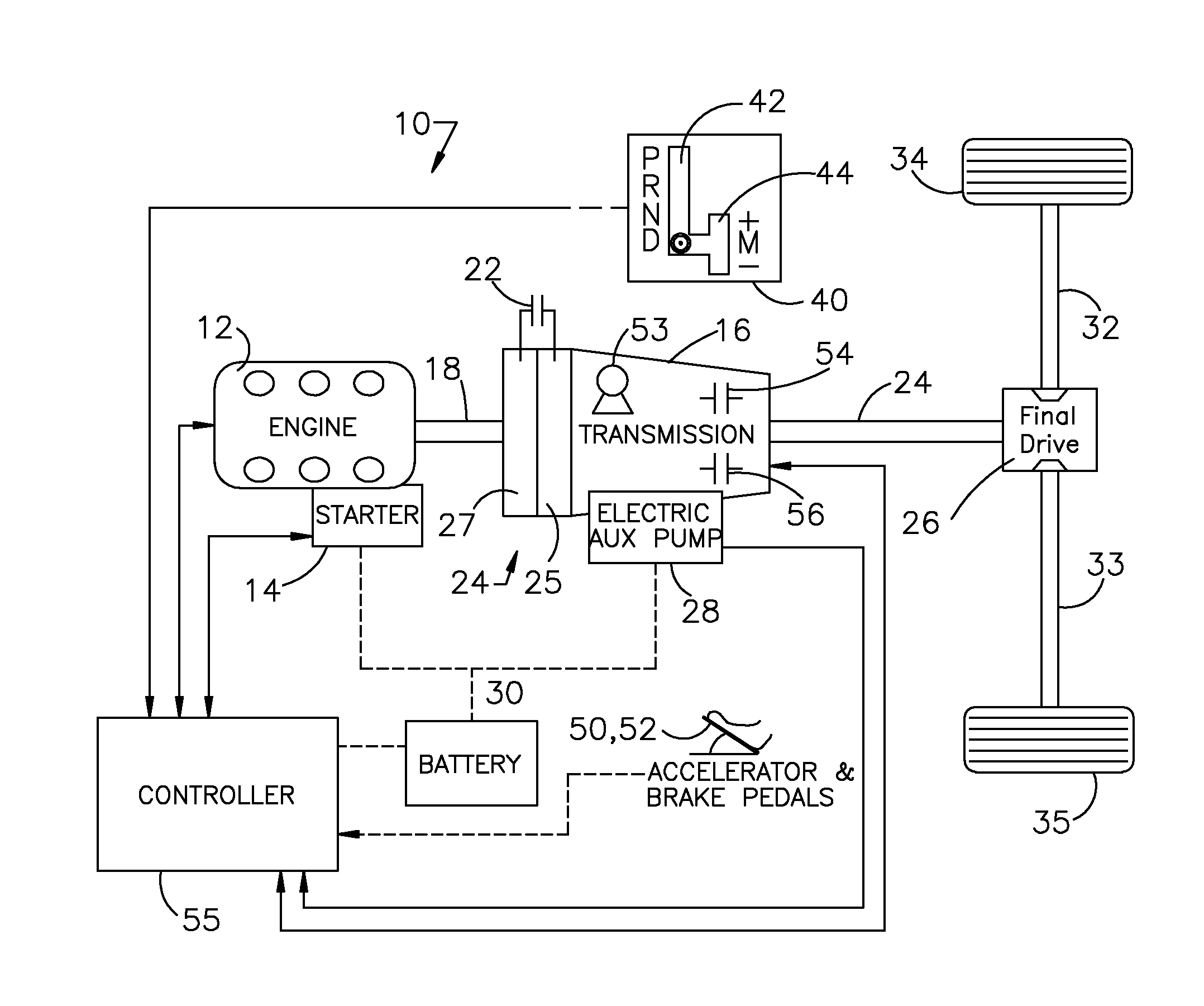 Control of an Engine Restart in a Hybrid Electric Vehicle