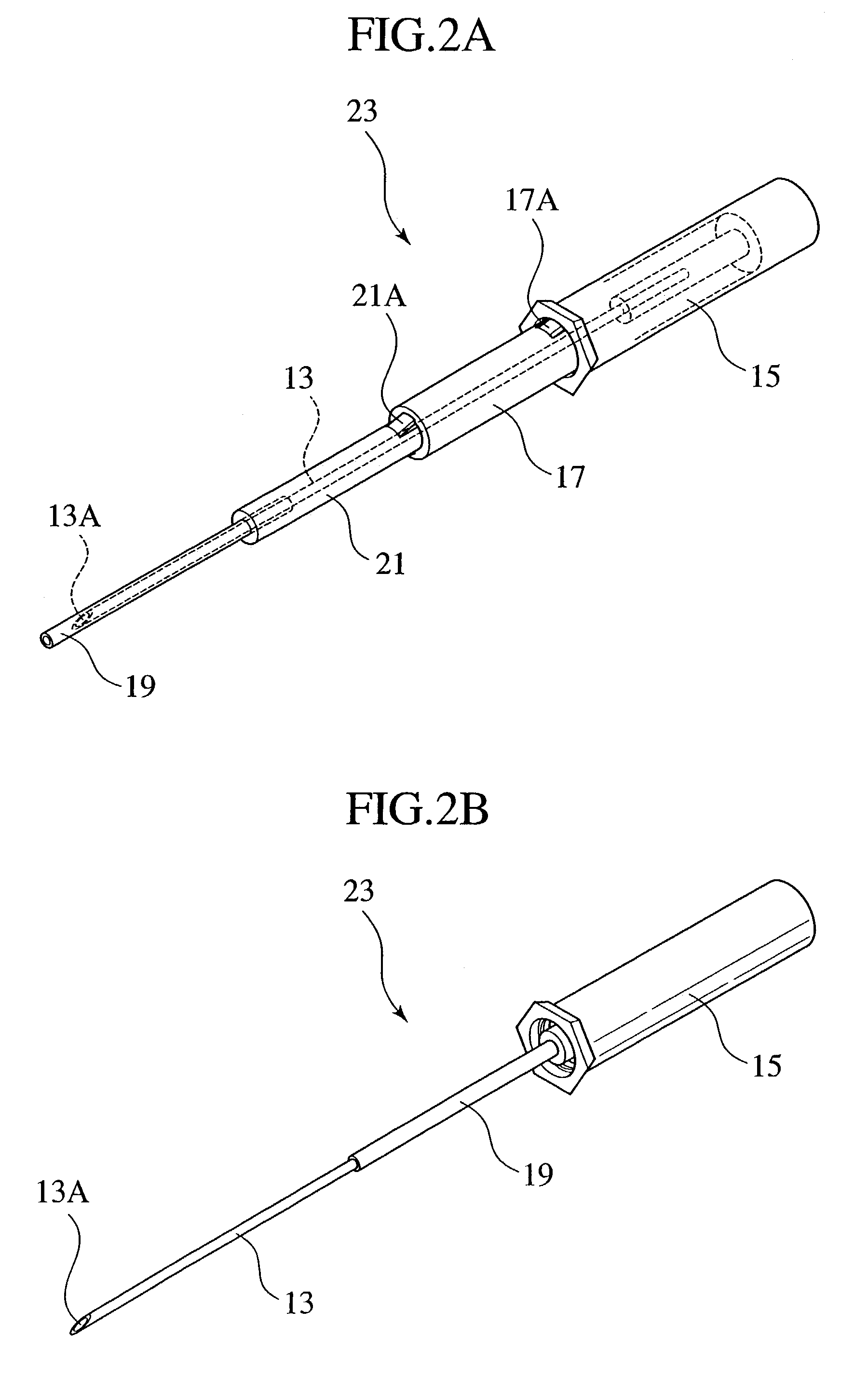 Indwelling catheter set