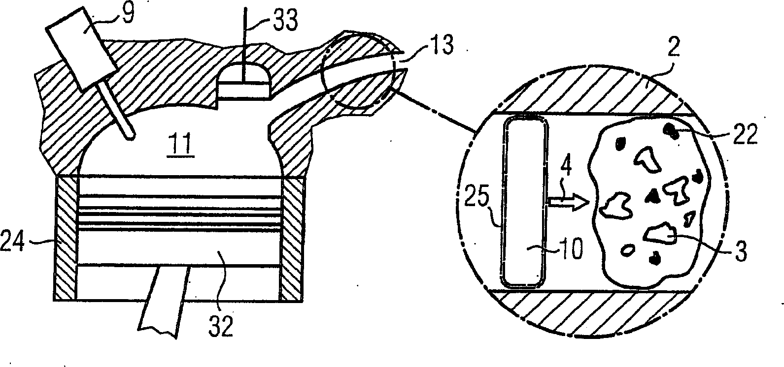 Method for regenerating a particle trap