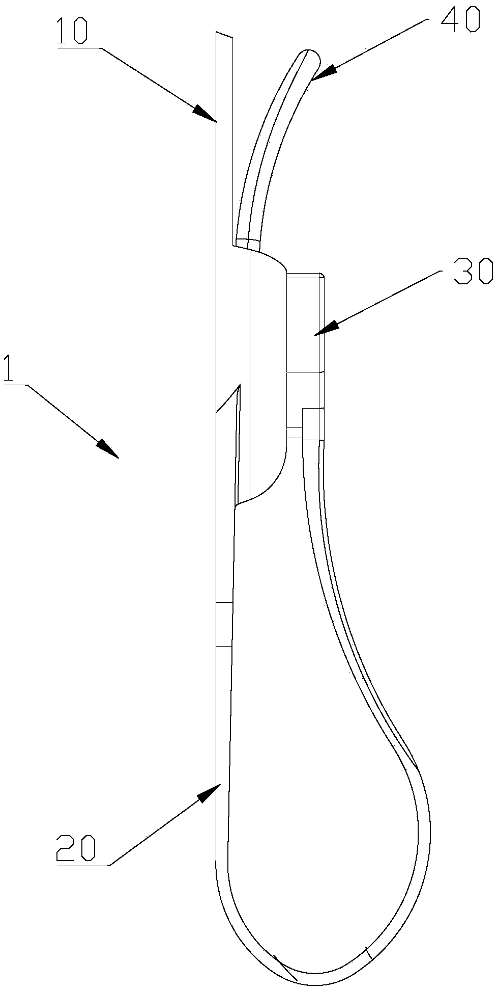 A kind of leather trousers belt raw edge processor