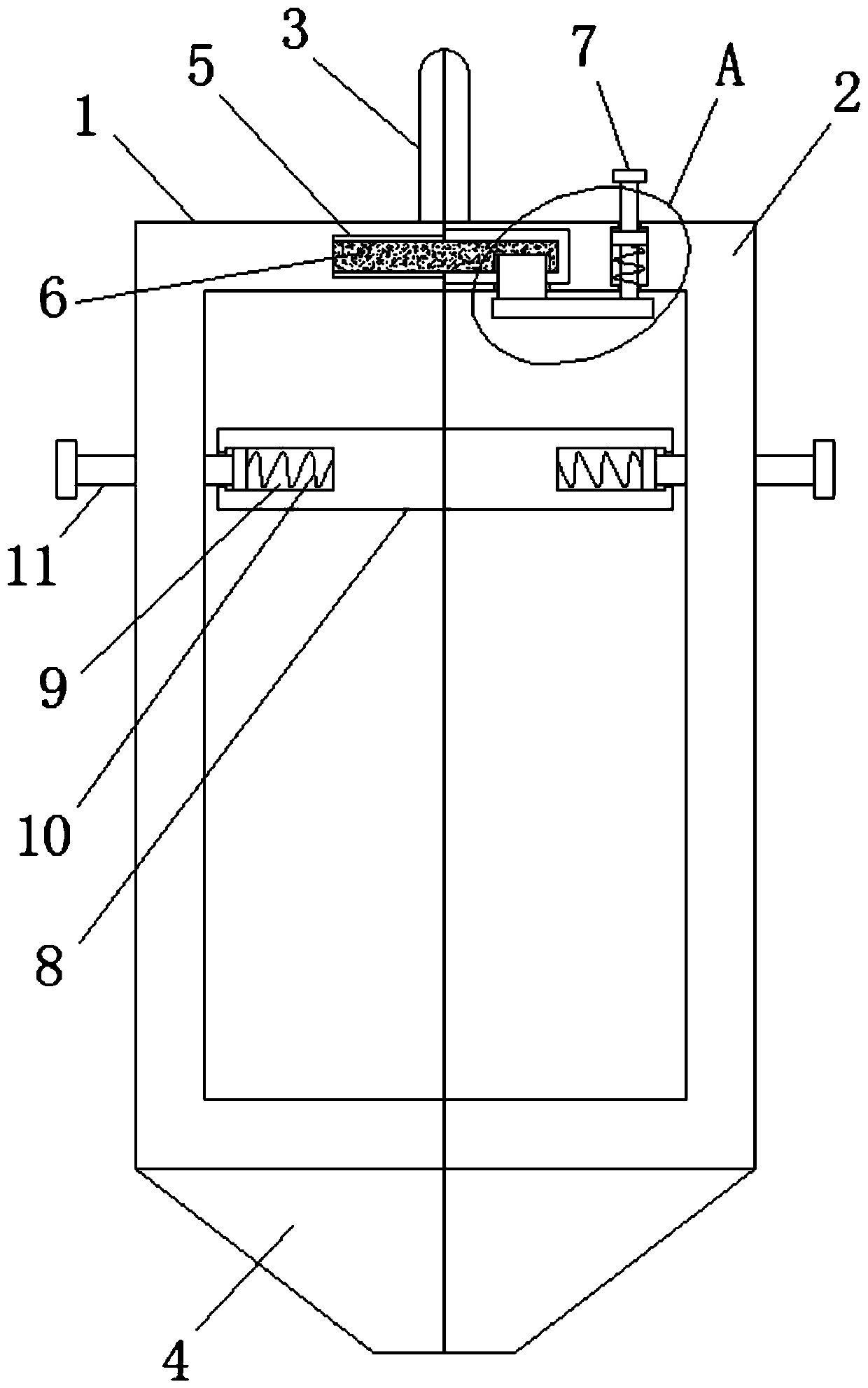 Multifunctional mental nursing infusion fixator convenient to install