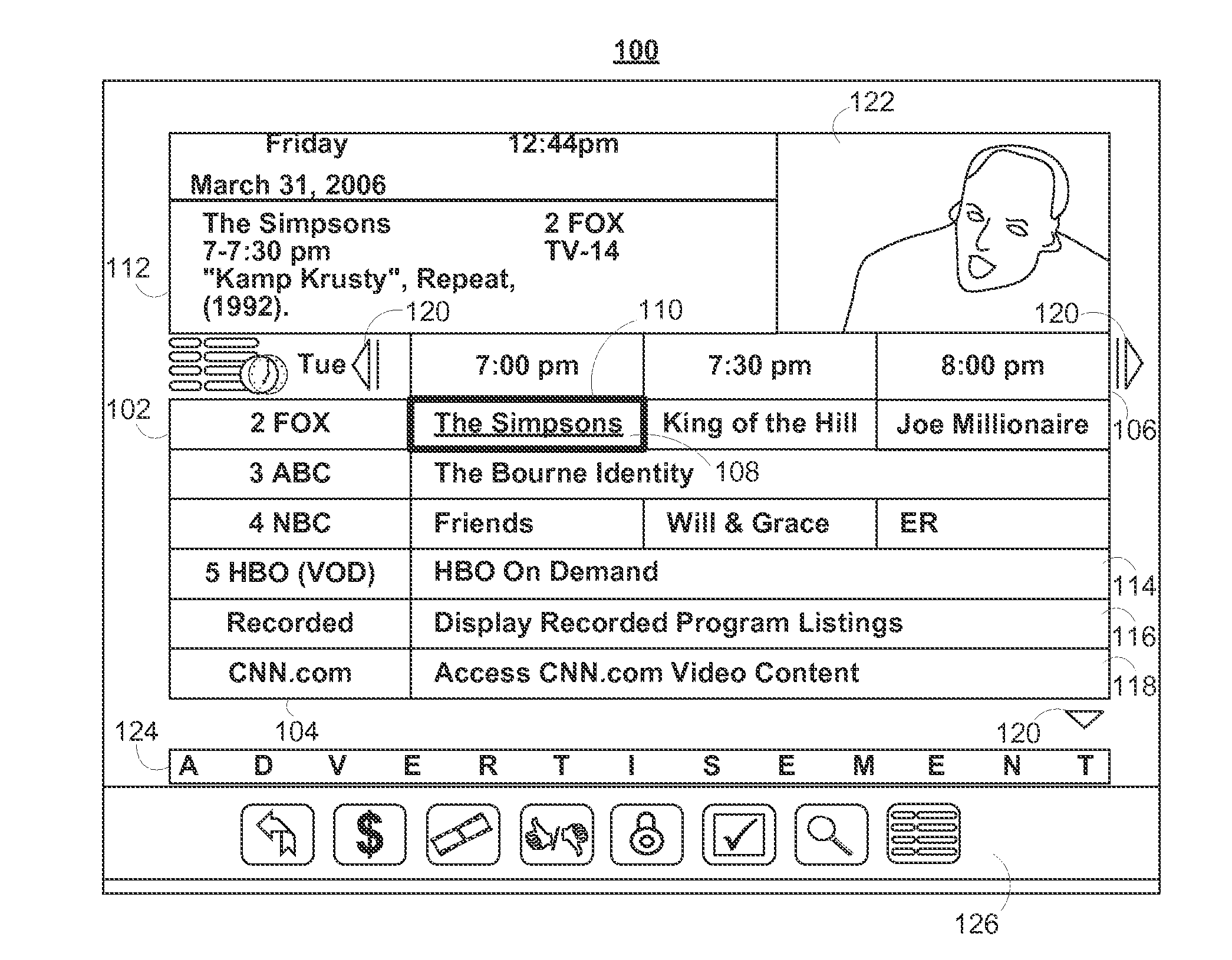 Systems and methods for presenting shortcuts in free spaces of a program guide