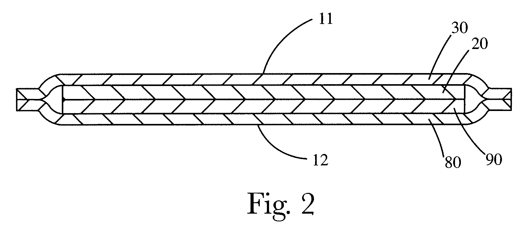 Method of producing color change in overlapping layers