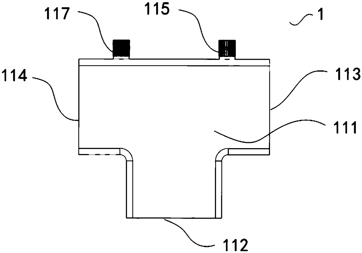 Gas density measuring device