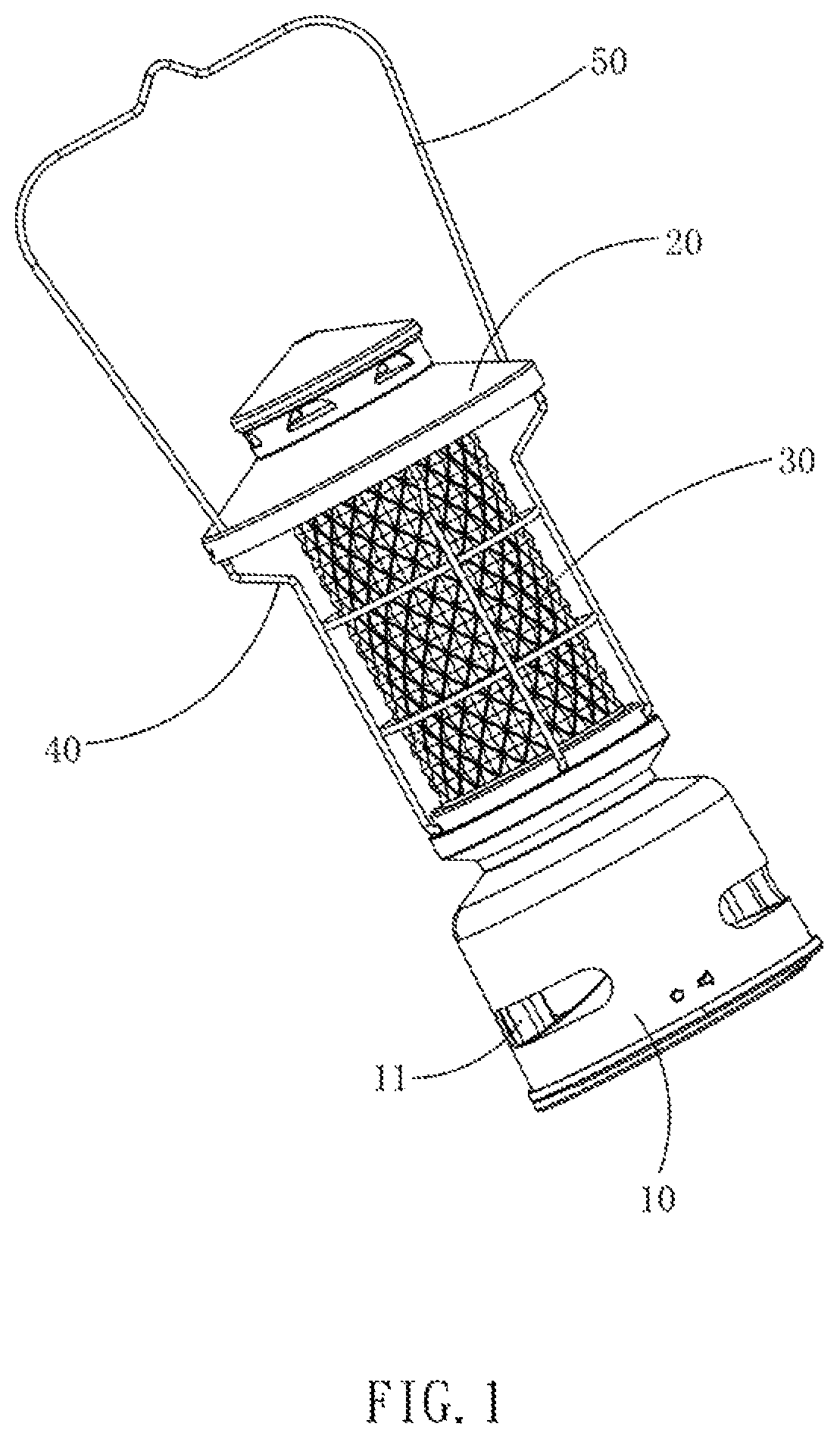 Hand held sound lamp simulating real flame