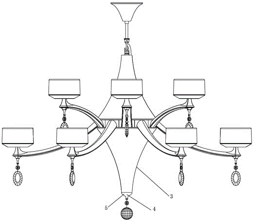 Pendent lamp lighting device