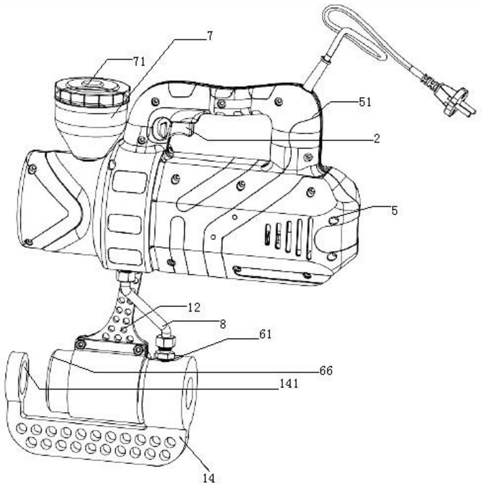 Hydraulic equipment for removing and installing bucket tooth pins