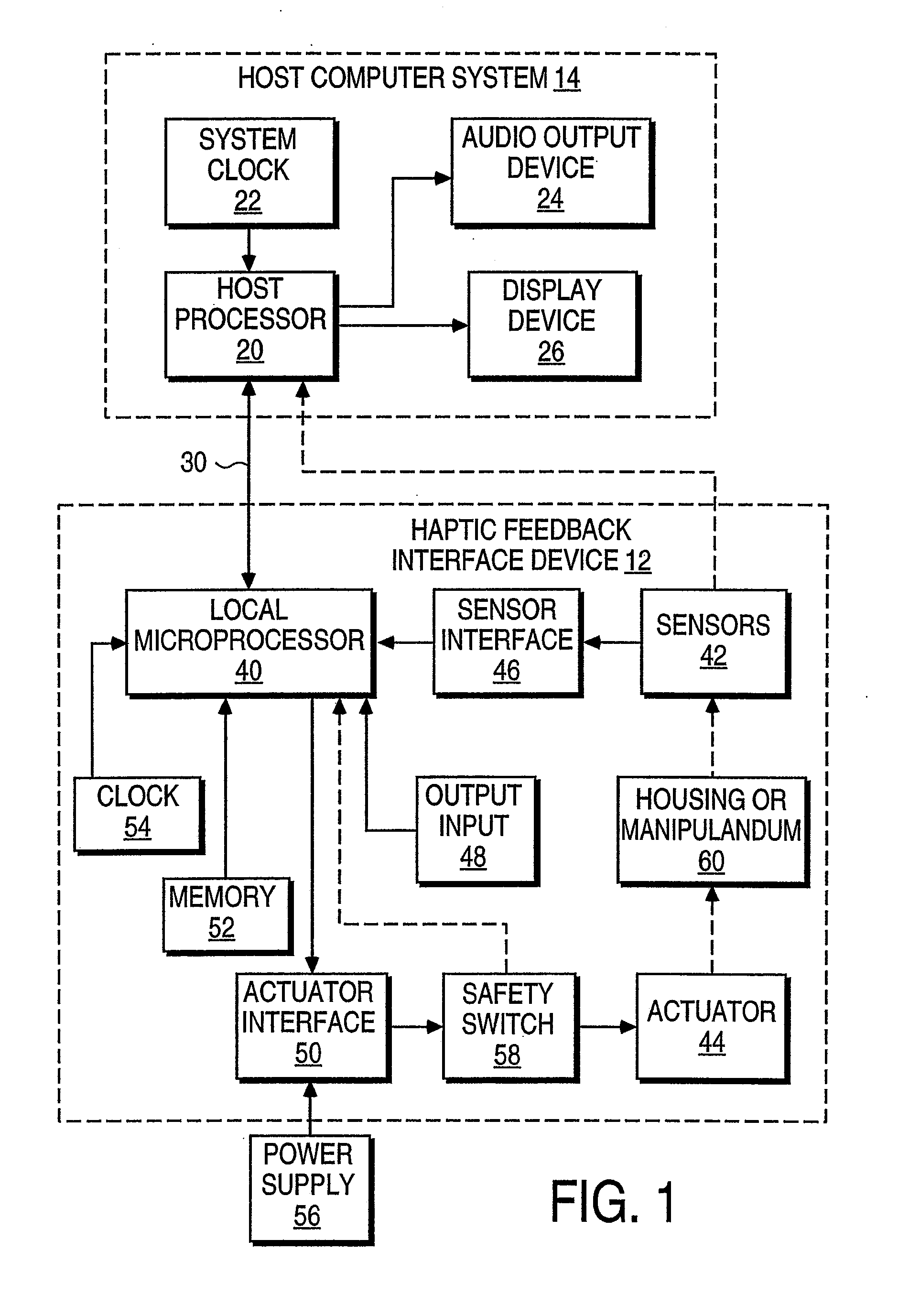 Haptic Feedback Sensations Based on Audio Output From Computer Devices