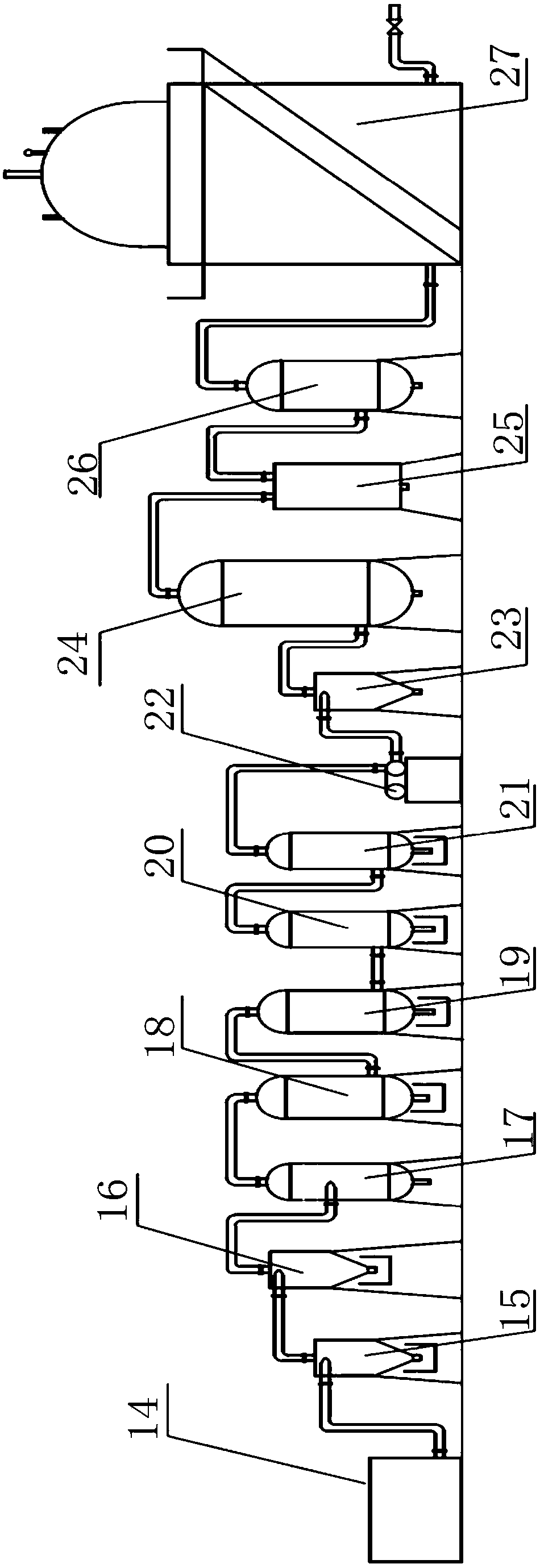 A biomass gas decoking device and biomass comprehensive utilization system