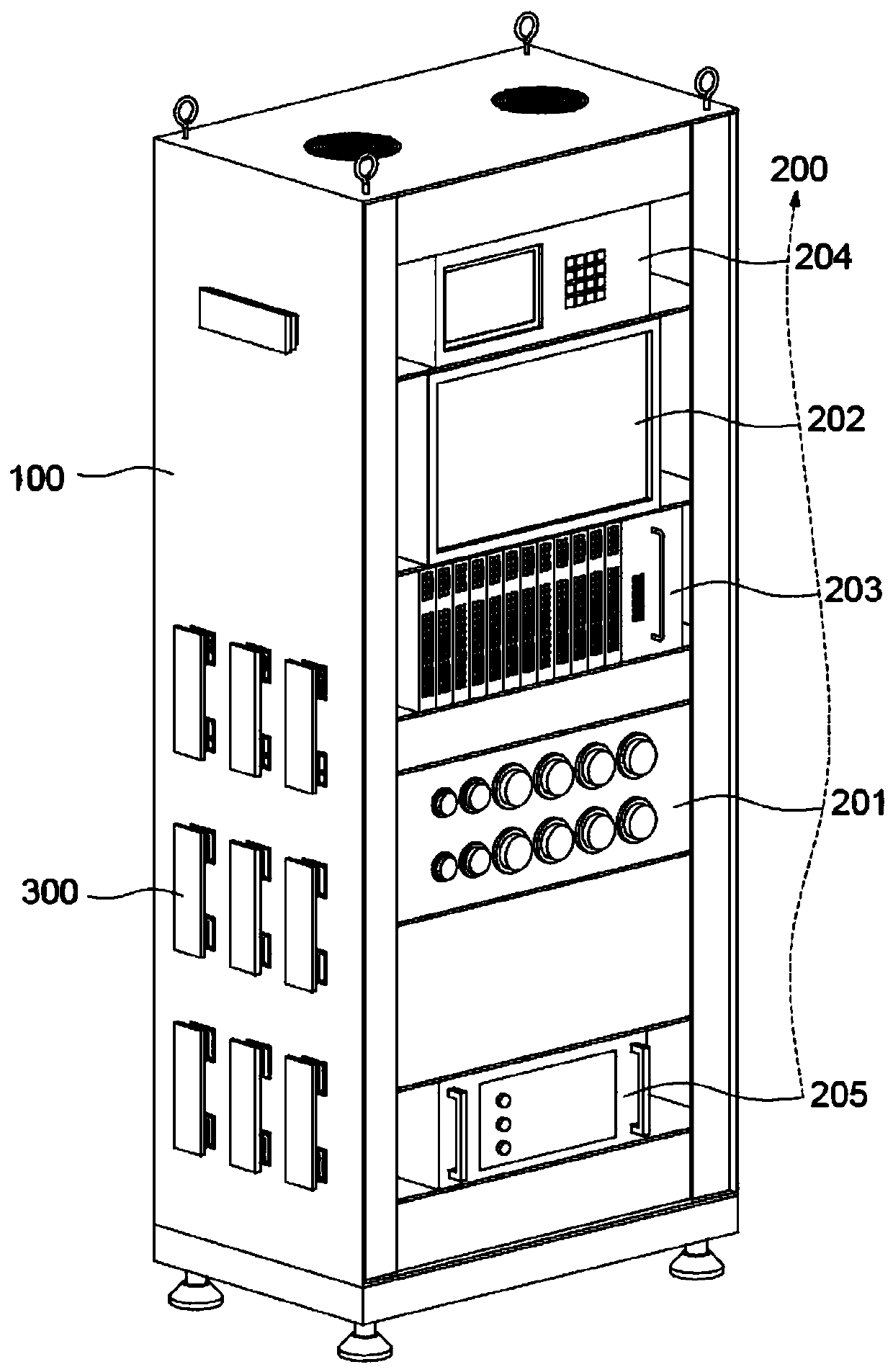 Power distribution terminal automatic detection platform