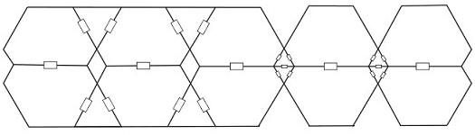 Sandwich plate movable sandwich layer structure capable of being quickly built and extension method thereof