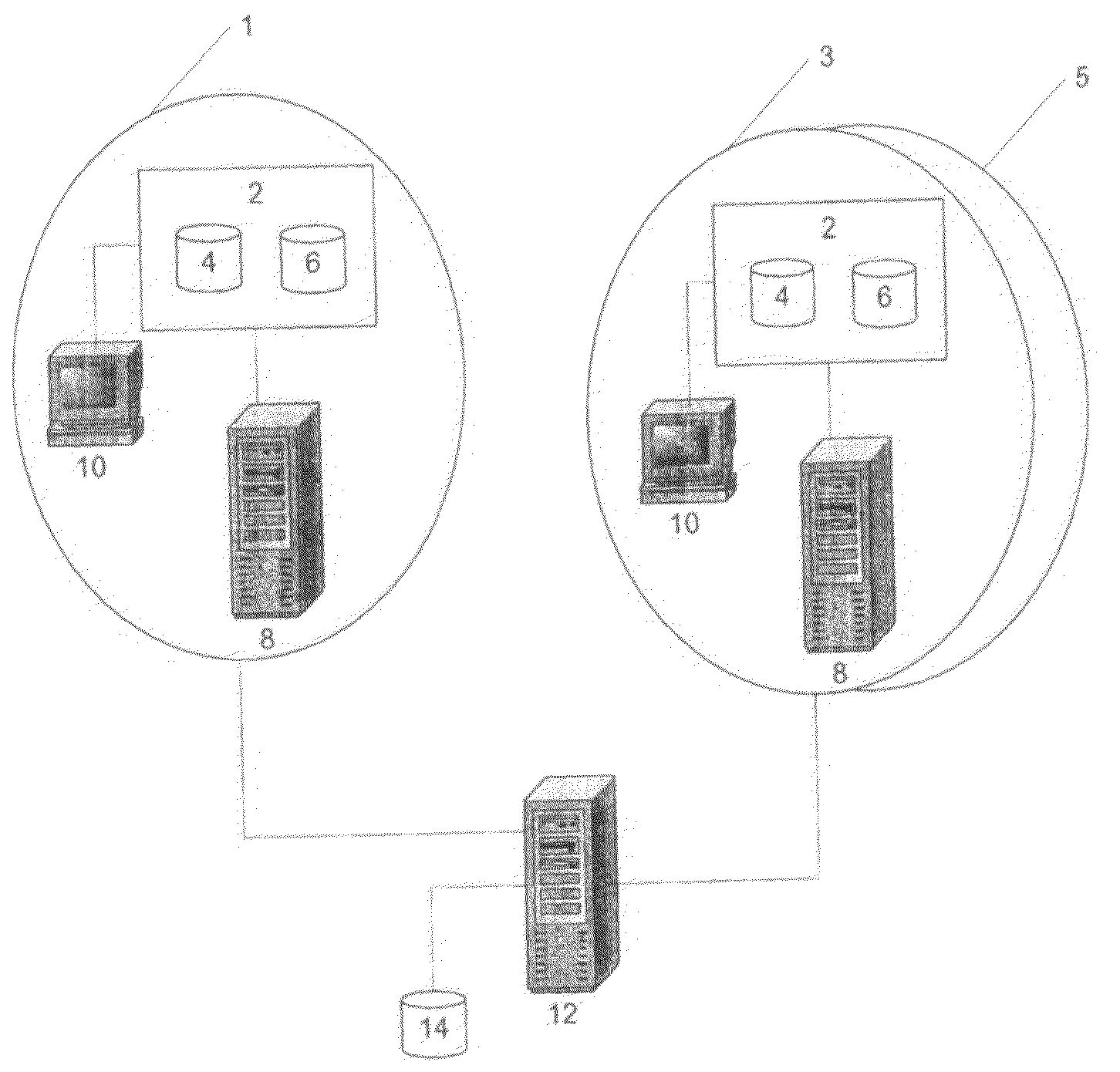 Method and system for sharing data between radiology information systems