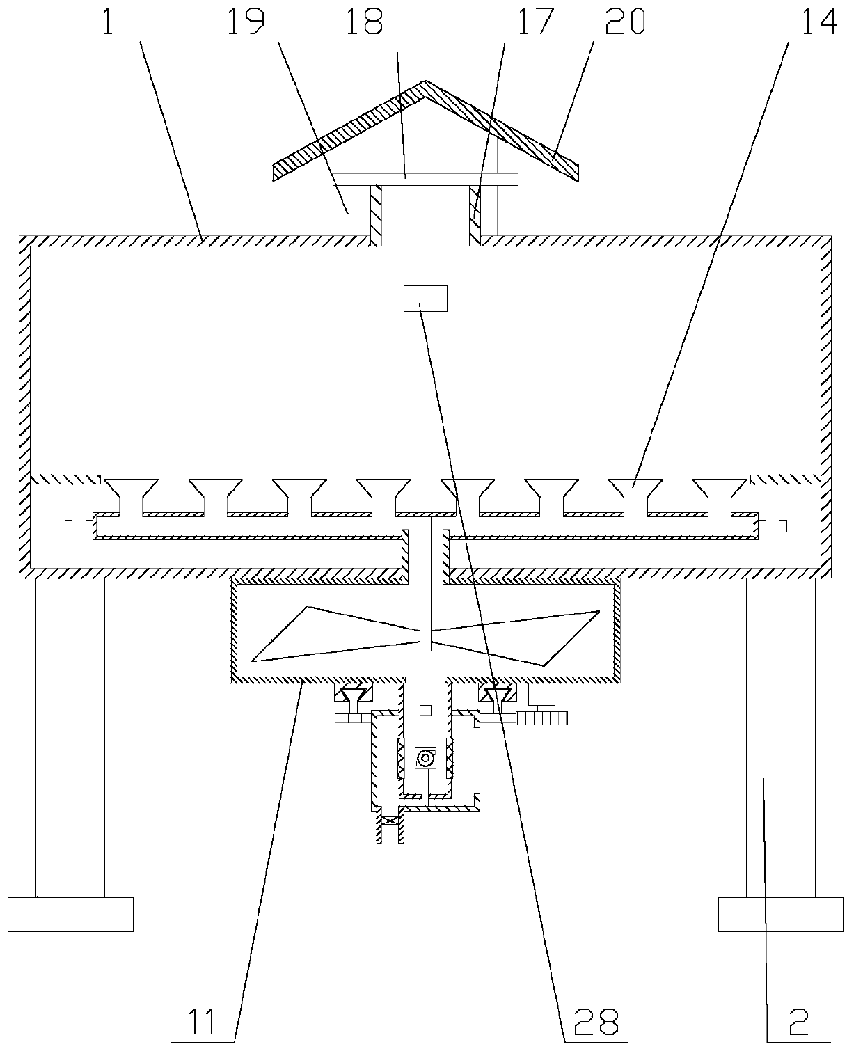 Holographic projection device convenient for ventilation and heat dissipation for virtual reality