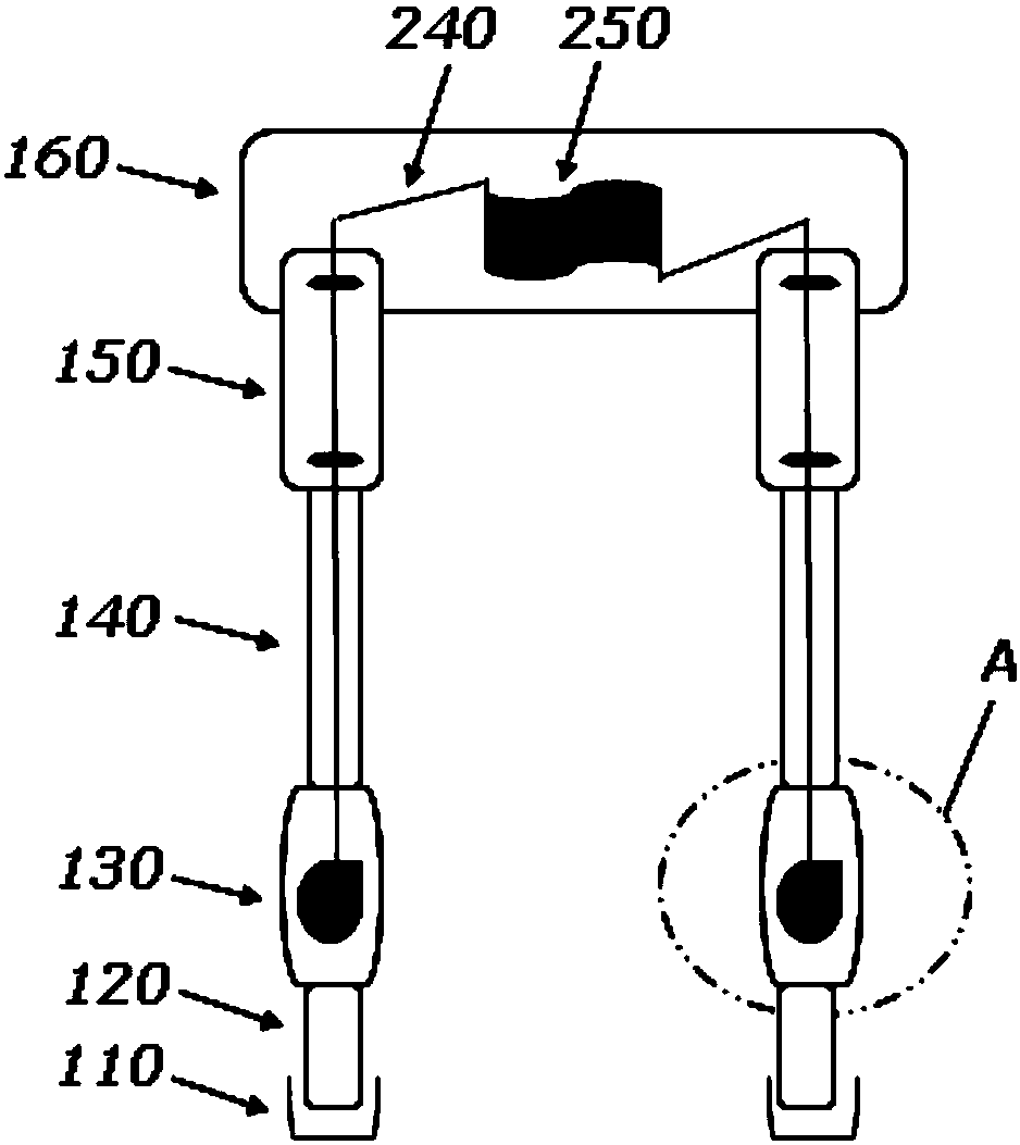 Biped robot and leg damping and energy recycling device thereof