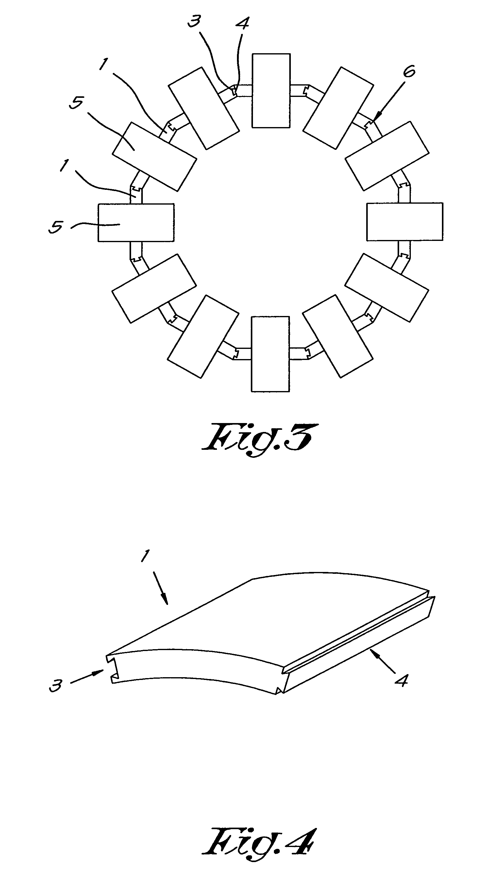 Electric motor having segmented stator windings