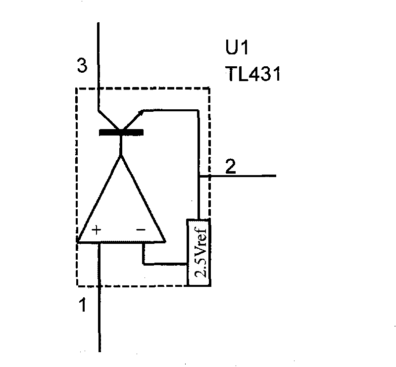 Circuit structure capable of realizing critical failure signal generation function on network communication terminal equipment