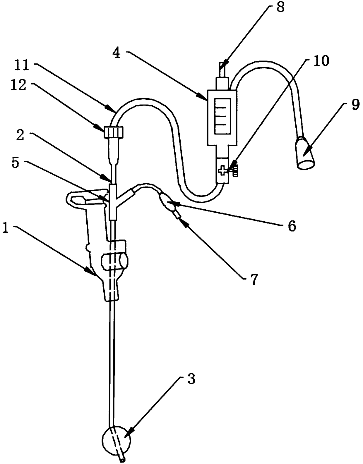 Bronchial occlusive device capable of monitoring intrapulmonic pressure