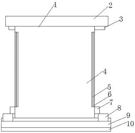 Dust-proof device for cold storage equipment