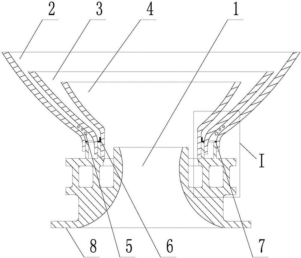 Flame tube head assembly brazing method