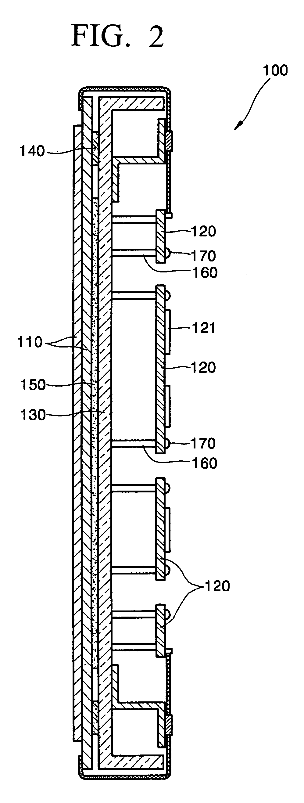 Chassis structure for plasma display module and plasma display module including the chassis structure