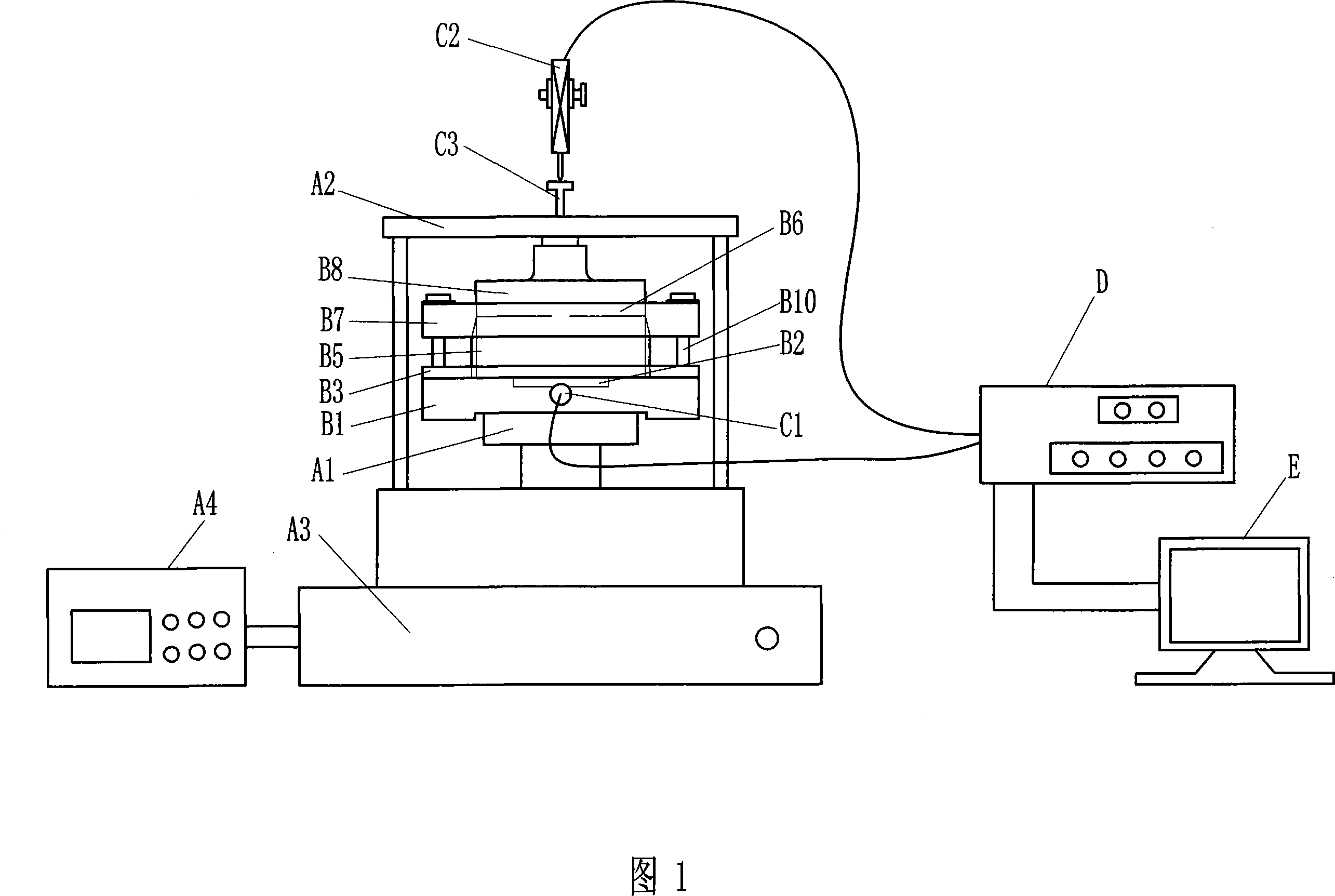 Indoor quick loaded concretion experiment apparatus and its method