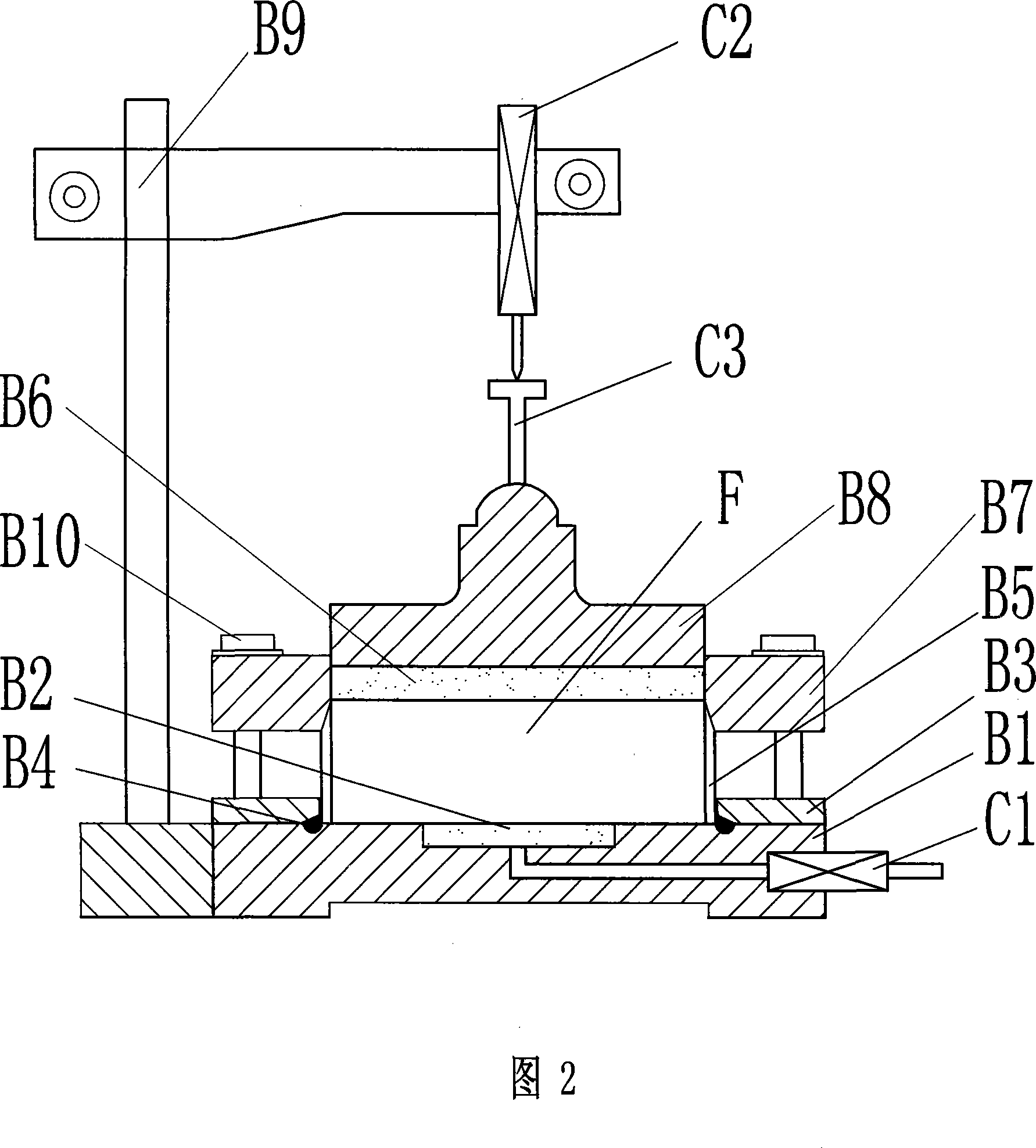 Indoor quick loaded concretion experiment apparatus and its method