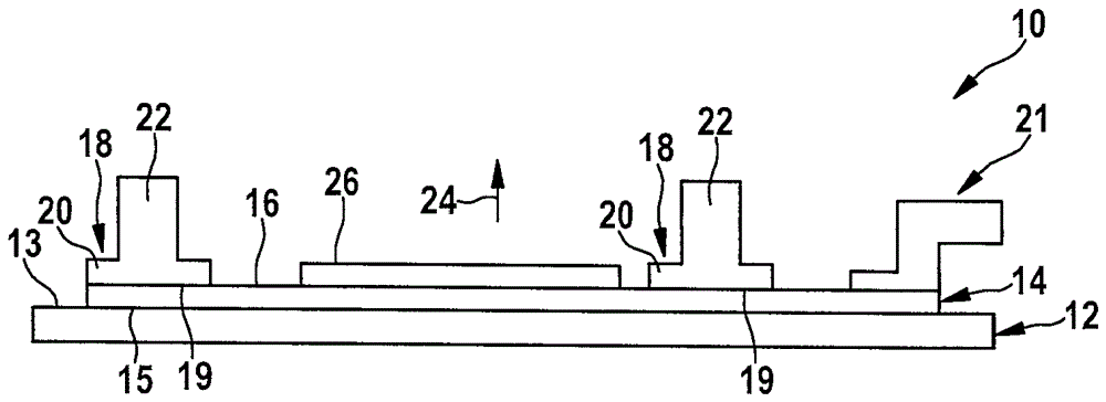 Method for producing an electronic module in particular for a motor vehicle transmission control unit