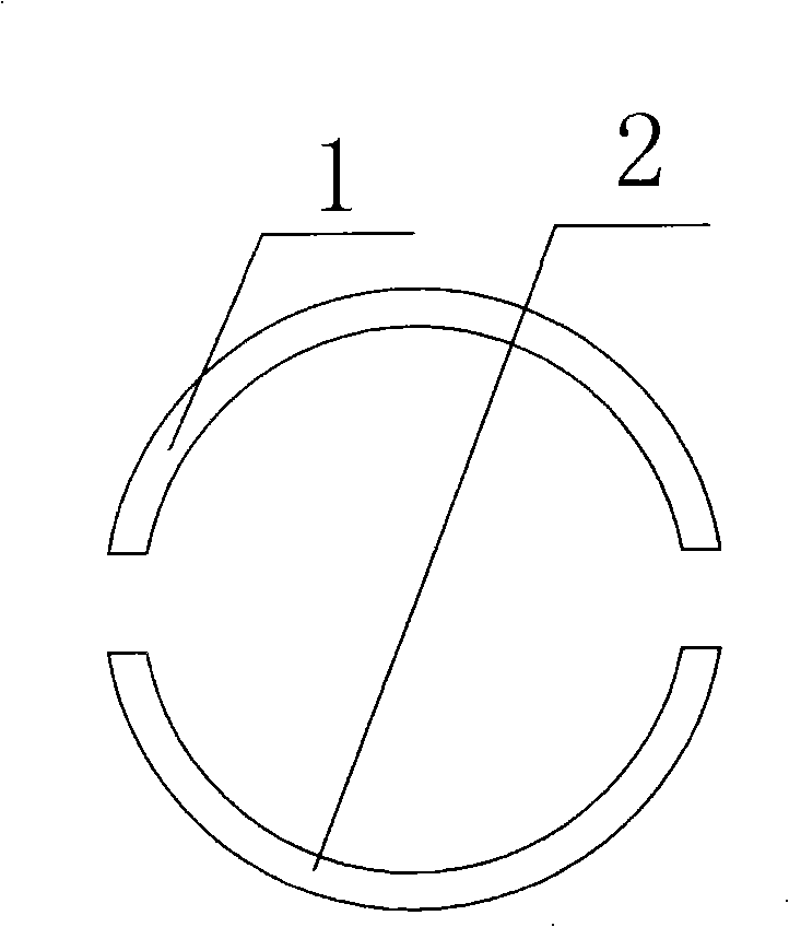 Straight barrel type internal mold for building heat insulation heat preservation wall