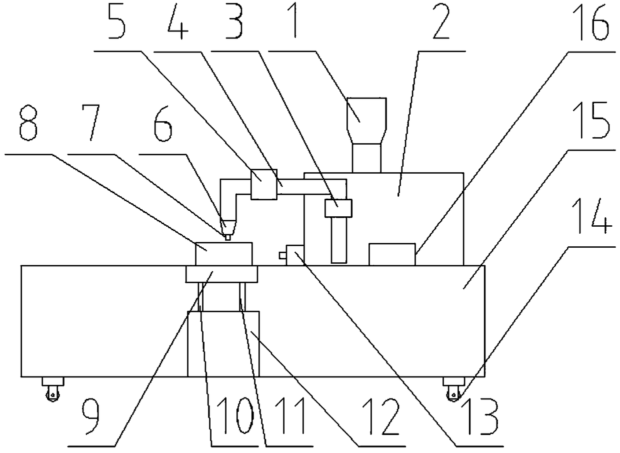 Acid treatment big hook injection molding device and injection molding method thereof