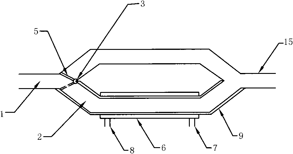 Device for heating vehicle engine oil by utilizing tail gas