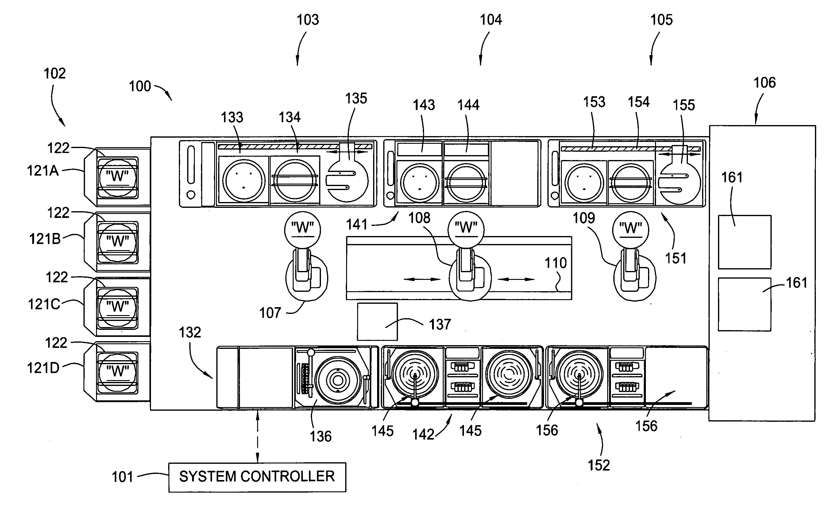 Optimized cluster tool transfer process and collision avoidance design