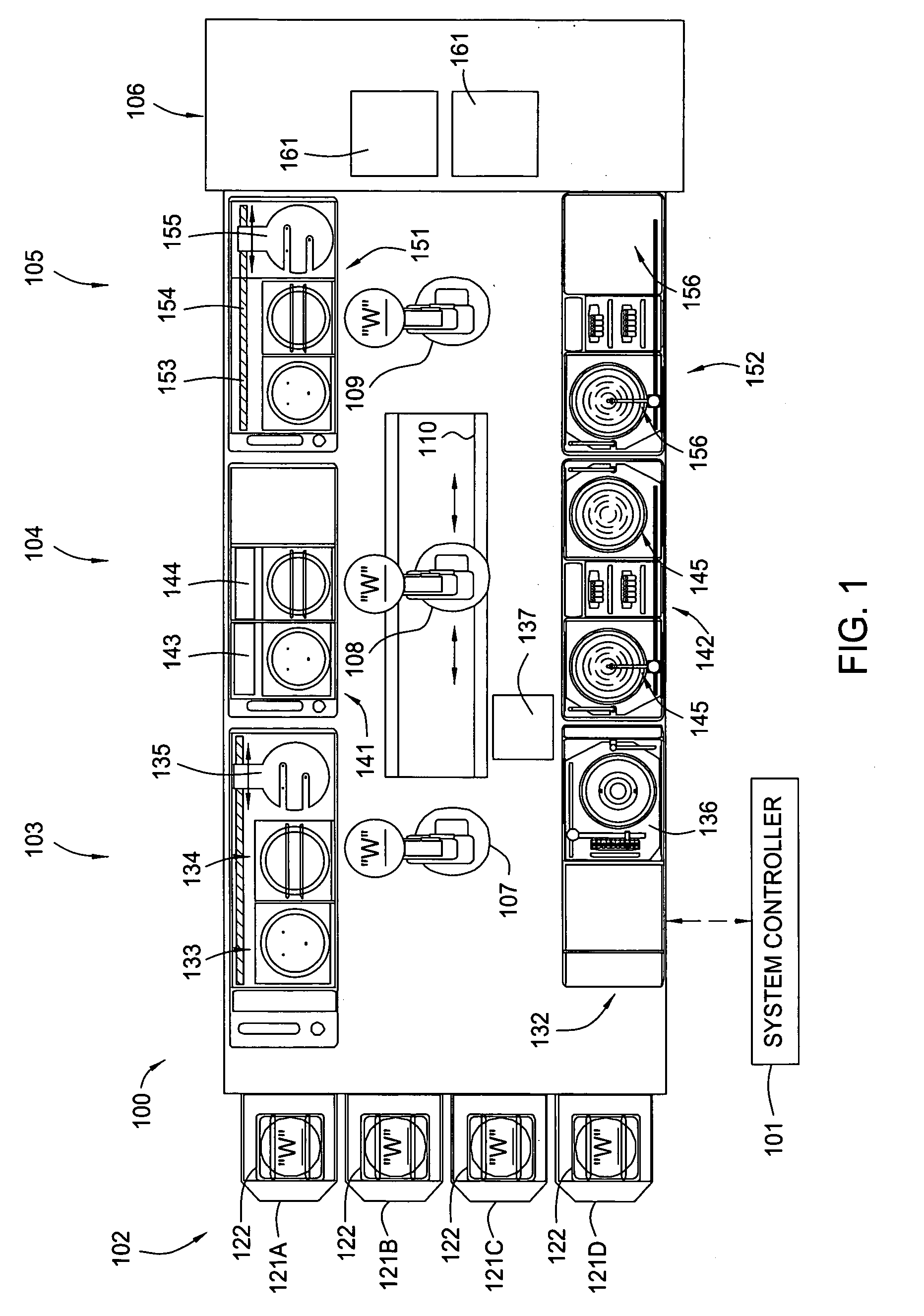 Optimized cluster tool transfer process and collision avoidance design